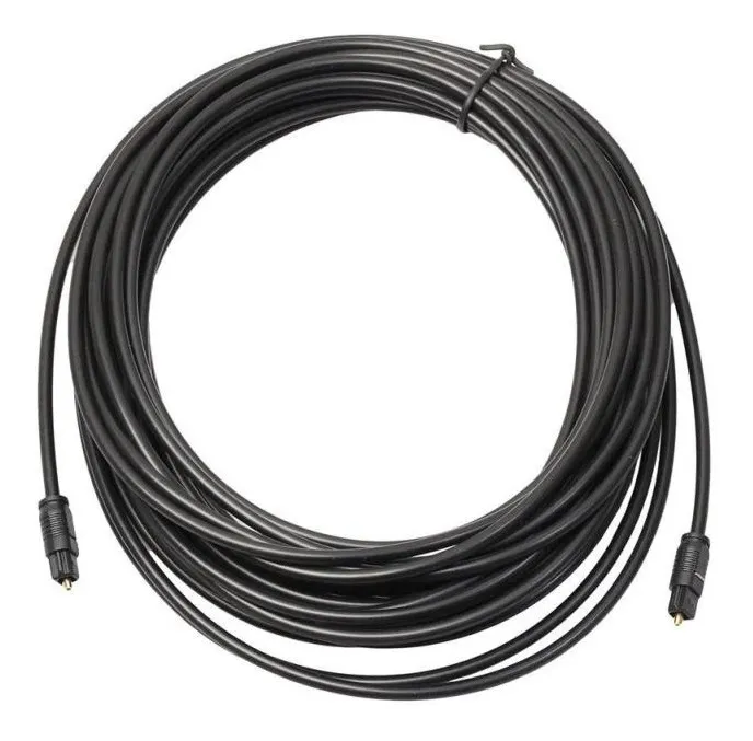 Cabo Óptico Digital 10 Metros Toslink - Cabo Fibra Ótica 10m - CO10M