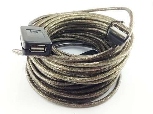 Cabo Extensor Usb 2.0 Amplificado Ativo 20m Macho-a Fêmea-a - ELU20UA