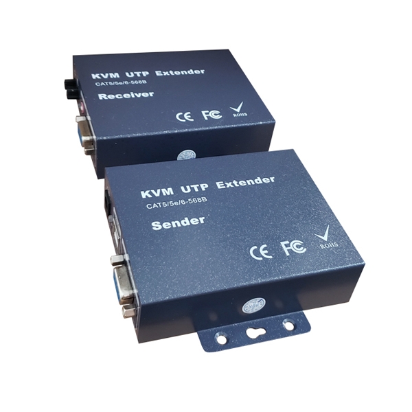Extensor VGA 200m KVM com função mouse e teclado - EL200KVM