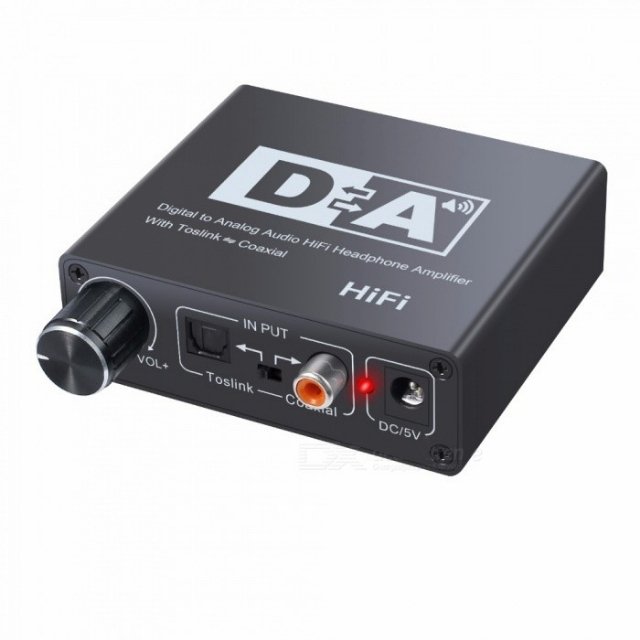 Conversor de Áudio Digital para Analógico com Controle de Volume RCA P2 e Toslink – EL201CV - Imagem 3